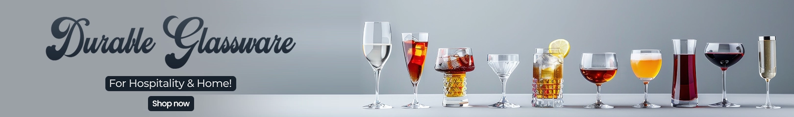 Banner featuring restaurant-grade crockery in multiple colors, built to impress guests and withstand daily use in professional settings.